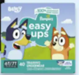 Walmart Pampers Easy Ups Training Pants offer