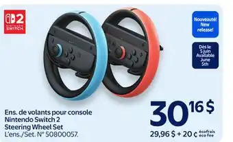 Walmart Nintendo Switch 2 Steering Wheel Set offer