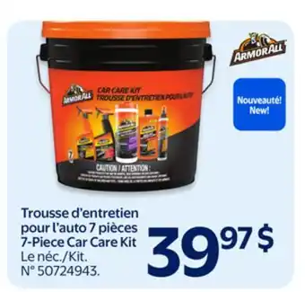 Walmart Armor All 7-Piece Car Care Kit offer