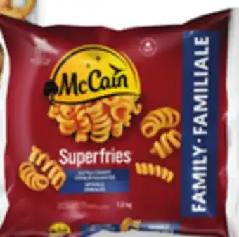 Walmart McCain Premium Family Size Fries offer