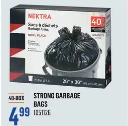 Canac Strong Garbage Bags offer