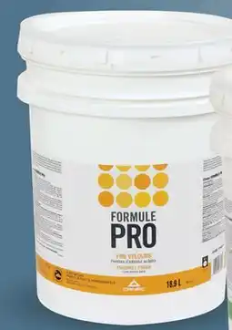 Canac Formule Pro Eggshell Interior Latex Paint Natural White & Colours 18.9 L offer