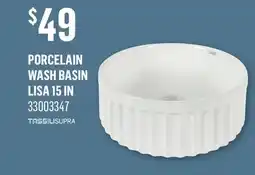 Canac Porcelain Wash Basin offer
