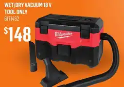 Canac Wet/Dry Vacuum 18 V Tool Only offer