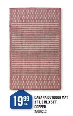 Canac Cabana Outdoor Mat 3 ft. 3 in. x 5 ft offer