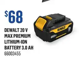 Canac DeWalt 20 V Max Premium Lithium-Ion Battery 3.0 Ah offer