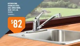 Canac Kitchen Sink Stainless Steel offer