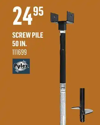 Canac Screw Pile 50 in offer