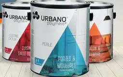 Canac Urbano Polymer+ Living Room & Bedroom Interior Latex Paint Natural White & Colours 3.7 L offer