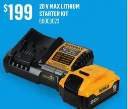 Canac 20 V MAX Lithium Starter Kit offer
