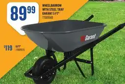 Canac Wheelbarrow with Steel Tray Garant 5 ft³ offer