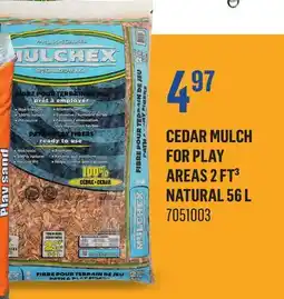 Canac Cedar Mulch for Play Areas 2 ft³ offer