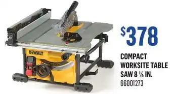 Canac Compact Worksite Table Saw 8 1/4 in offer