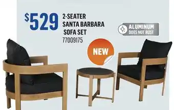 Canac 2-Seater Santa Barbara Sofa Set offer