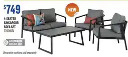 Canac 4-Seater Singapour Sofa Set offer