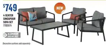 Canac 4-Seater Singapour Sofa Set offer