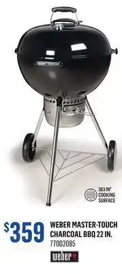 Canac Weber Master-Touch Charcoal BBQ 22 in offer