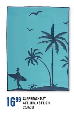 Canac Surf Beach Mat 4 ft. 11 in. x 6 ft. 6 in offer