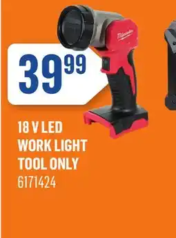 Canac 18 V LED Work Light Tool Only offer