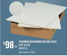 Canac Fissured suspended Ceiling Tiles offer