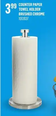 Canac Counter Paper Towel Holder Brushed Chrome offer