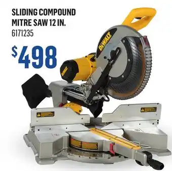Canac Sliding Compound Mitre Saw 12 in offer