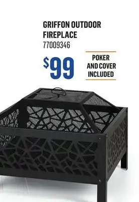Canac Griffon Outdoor Fireplace offer