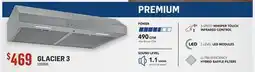Canac Glacier 3304SS 30 in. Stainless Steel Range Hood 490 CFM offer