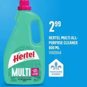 Canac Hertel Multi All-Purpose Cleaner 800 ml offer