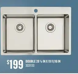 Canac Bowl Kitchen Sink Stainless steel offer