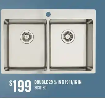 Canac Bowl Kitchen Sink Stainless steel offer
