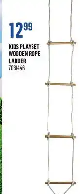 Canac Kids Playset Wooden Rope Ladder offer