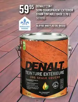 Canac Denalt 2 in 1 Semi-Transparent Exterior Stain offer
