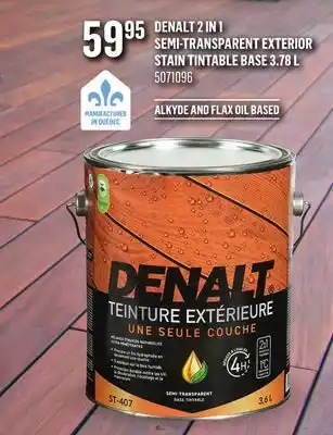 Canac Denalt 2 in 1 Semi-Transparent Exterior Stain offer