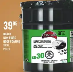 Canac Black Non-Fibre Roof Coating 18.9 L offer