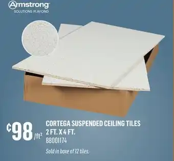 Canac Cortega suspended Ceiling Tiles offer