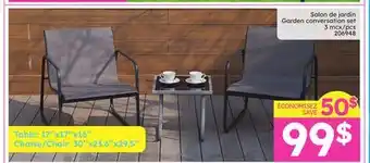 Rossy Garden conversation set offer