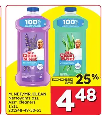 Rossy M. NET/MR. CLEAN Asst. cleaners offer