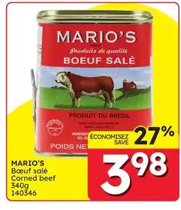 Rossy MARIO'S Corned beef offer