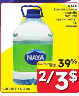 Rossy NAYA Natural spring water offer