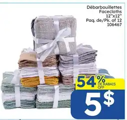 Rossy Facecloths offer