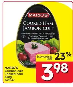 Rossy MARIO'S Cooked ham offer