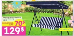 Rossy 3-seat patio swing offer
