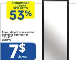 Rossy Hanging door mirror offer