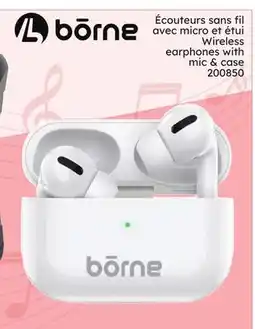 Rossy Wireless earphones with mic & case offer
