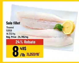 Mayrand Thawed Sole Fillet offer