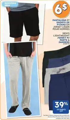 Rossy MEN'S LIGHTWEIGHT JERSEY PJ PANTS & JAMMERS offer