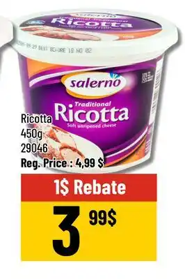 Mayrand Salerno Traditional Ricotta 450 g offer