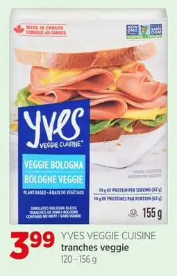 Avril Tranches veggie offer