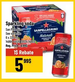 Mayrand Sparkling soda San Pellegrino offer